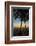 People by Palm Trees at Sunset on Playa Hermosa Beach, Santa Teresa, Costa Rica-Rob Francis-Framed Photographic Print