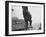 People Come Out to See the Diving Horse-Peter Stackpole-Framed Photographic Print