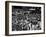 People Crowding the Stock Exchange Building-Charles E^ Steinheimer-Framed Photographic Print