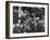 People Crowding the Stock Exchange Building-Charles E^ Steinheimer-Framed Photographic Print
