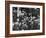 People Crowding the Stock Exchange Building-Charles E^ Steinheimer-Framed Photographic Print