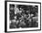 People Crowding the Stock Exchange Building-Charles E^ Steinheimer-Framed Photographic Print