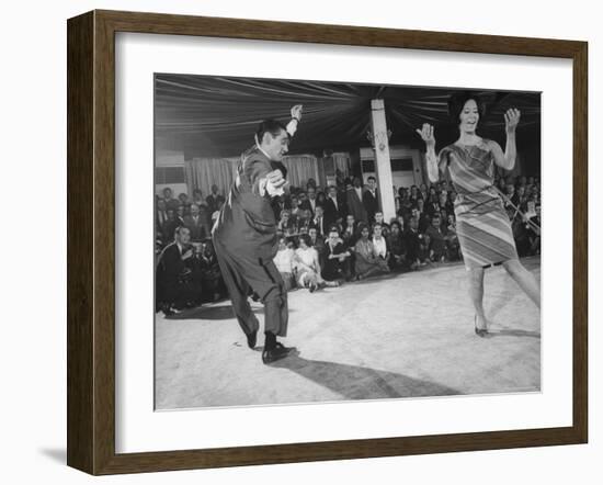 People Dancing the "Pachanga"-Yale Joel-Framed Photographic Print