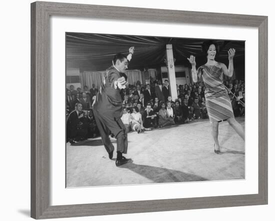 People Dancing the "Pachanga"-Yale Joel-Framed Photographic Print