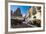 People Dining in Piazza Duomo in Front of Cathedral of San Giorgio in Ragusa Ibla-Martin Child-Framed Photographic Print