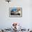 People Dining in Piazza Duomo in Front of Cathedral of San Giorgio in Ragusa Ibla-Martin Child-Framed Photographic Print displayed on a wall