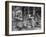 People Eating at a Sidewalk Cafe Next to the Excelsior Hotel-Dmitri Kessel-Framed Photographic Print