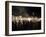 People eating at one of the stalls in Jemaa el-Fna at night, Marrakesh, Morocco-null-Framed Photographic Print