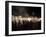 People eating at one of the stalls in Jemaa el-Fna at night, Marrakesh, Morocco-null-Framed Photographic Print