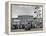 People Entering Coney Island Amusement Park-Ed Clark-Framed Premier Image Canvas