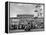 People Entering Coney Island Amusement Park-Ed Clark-Framed Premier Image Canvas