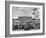 People Entering Coney Island Amusement Park-Ed Clark-Framed Photographic Print