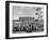 People Entering Coney Island Amusement Park-Ed Clark-Framed Photographic Print