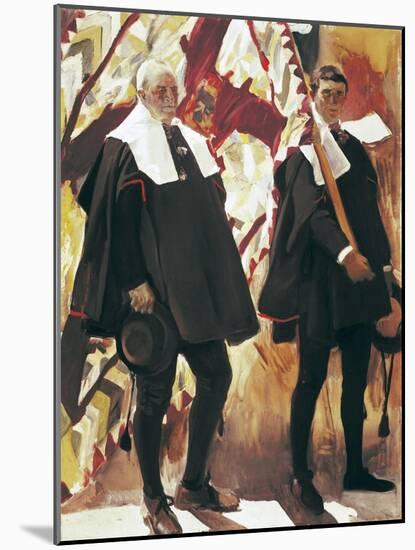 People from Roncal-Joaquín Sorolla y Bastida-Mounted Art Print