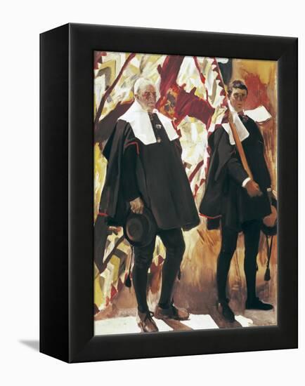 People from Roncal-Joaquín Sorolla y Bastida-Framed Stretched Canvas