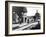 People Hanging Around Outside Railroad Station-Wallace G^ Levison-Framed Photographic Print