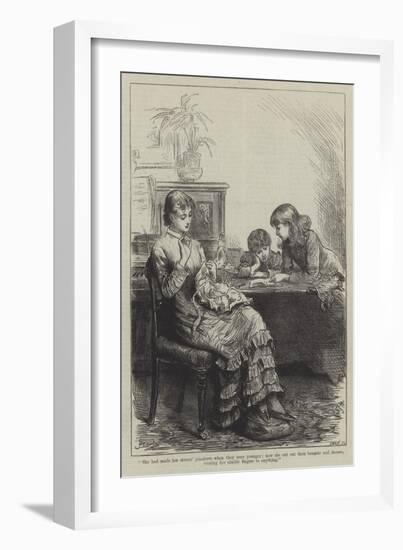 People I Have Met, the Governess-Frederick Barnard-Framed Giclee Print