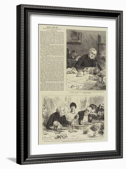 People I Have Met, the Rector-Frederick Barnard-Framed Premium Giclee Print