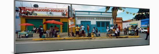 People in a Street Market, Carupano, Sucre State, Venezuela-null-Mounted Photographic Print