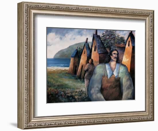 People in the Country-Claudette Castonguay-Framed Art Print