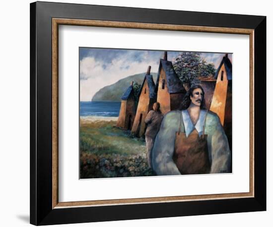 People in the Country-Claudette Castonguay-Framed Art Print