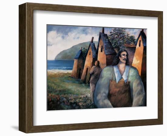 People in the Country-Claudette Castonguay-Framed Art Print
