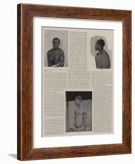 People of British Central Africa-Harry Hamilton Johnston-Framed Giclee Print