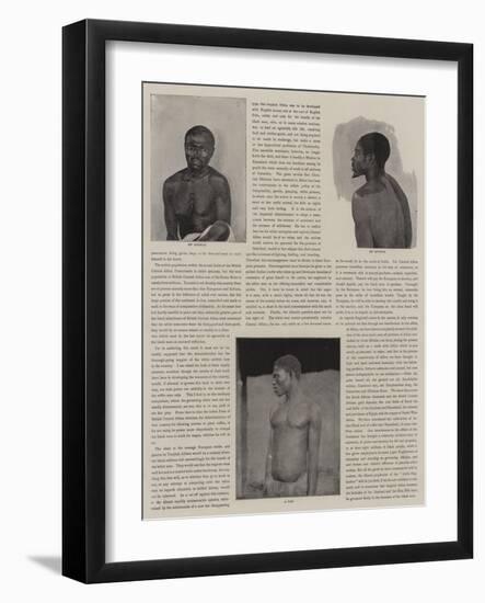 People of British Central Africa-Harry Hamilton Johnston-Framed Giclee Print