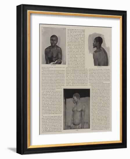 People of British Central Africa-Harry Hamilton Johnston-Framed Giclee Print