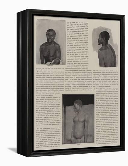 People of British Central Africa-Harry Hamilton Johnston-Framed Premier Image Canvas