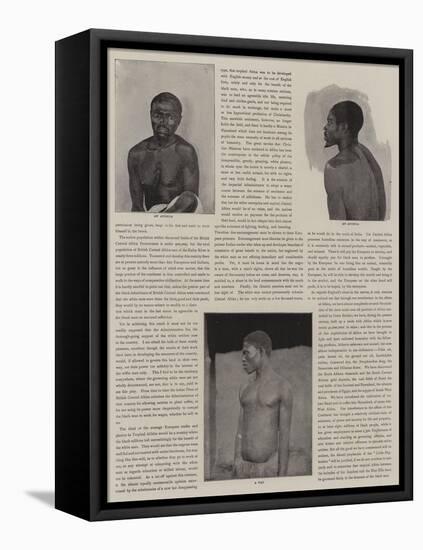 People of British Central Africa-Harry Hamilton Johnston-Framed Premier Image Canvas