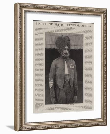 People of British Central Africa-Harry Hamilton Johnston-Framed Giclee Print