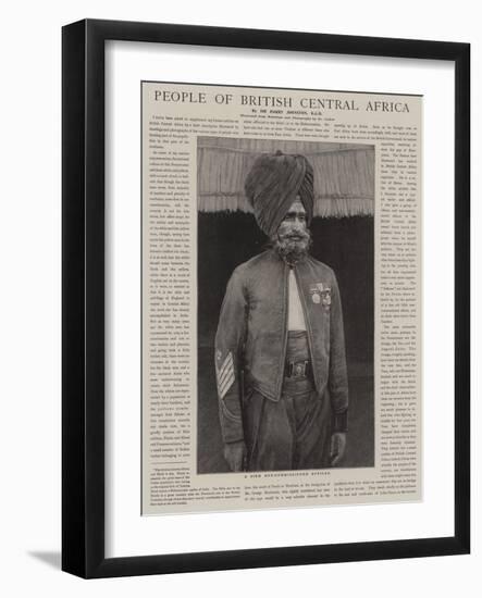 People of British Central Africa-Harry Hamilton Johnston-Framed Giclee Print