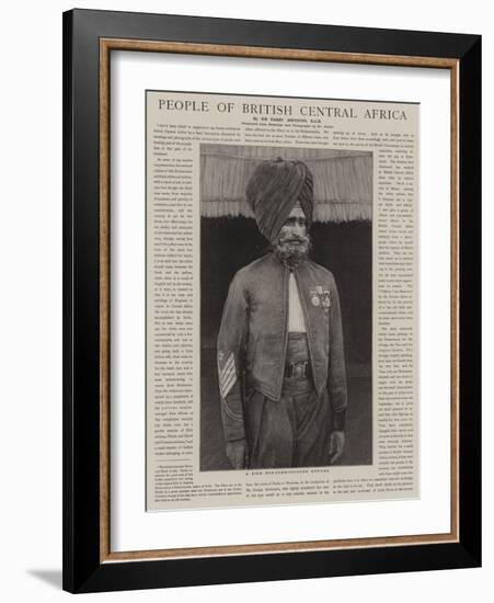 People of British Central Africa-Harry Hamilton Johnston-Framed Giclee Print