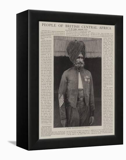 People of British Central Africa-Harry Hamilton Johnston-Framed Premier Image Canvas