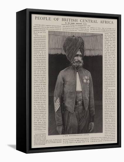 People of British Central Africa-Harry Hamilton Johnston-Framed Premier Image Canvas