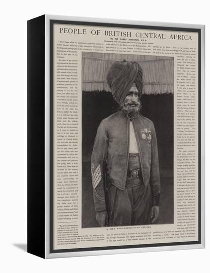 People of British Central Africa-Harry Hamilton Johnston-Framed Premier Image Canvas