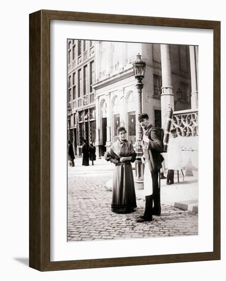 People of Brussels, 1898-James Batkin-Framed Photographic Print