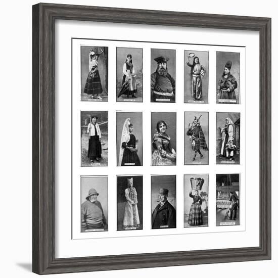 People of Europe, 1922-English School-Framed Giclee Print