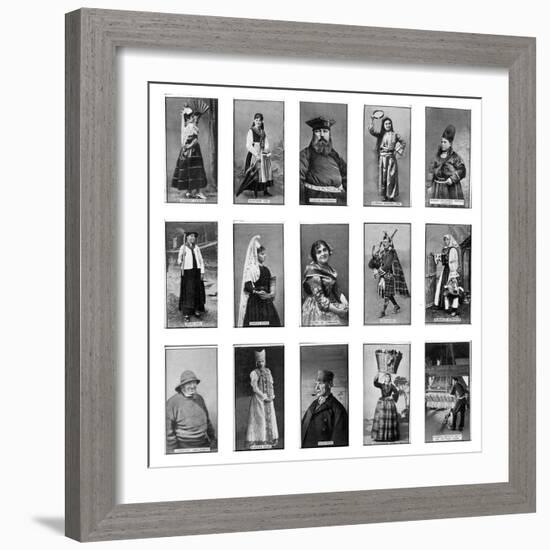 People of Europe, 1922-English School-Framed Giclee Print