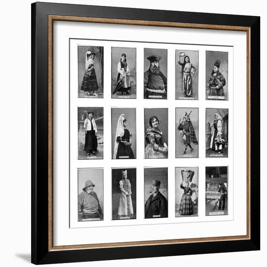 People of Europe, 1922-English School-Framed Giclee Print