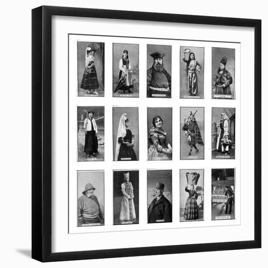 People of Europe, 1922-English School-Framed Giclee Print