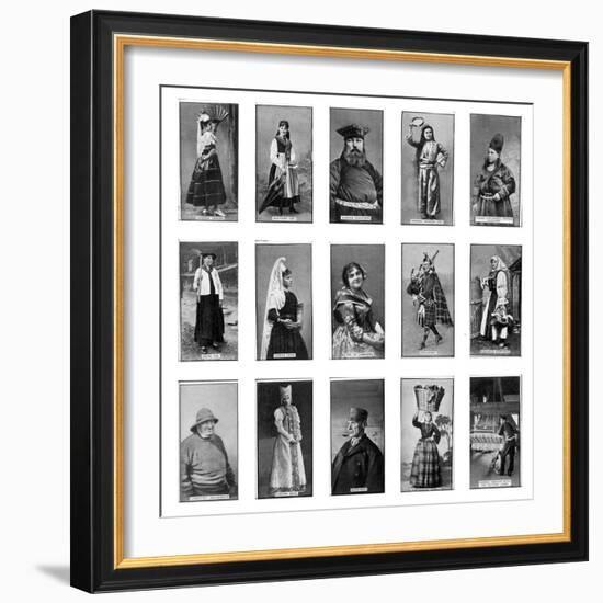 People of Europe, 1922-English School-Framed Giclee Print