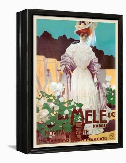 People of Status Shop at Mele-Leopoldo Metlicovitz-Framed Stretched Canvas