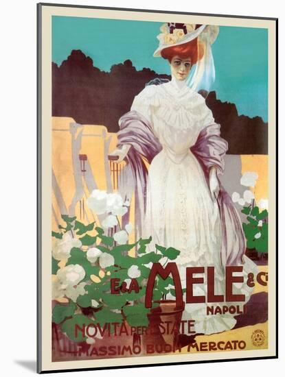 People of Status Shop at Mele-Leopoldo Metlicovitz-Mounted Art Print