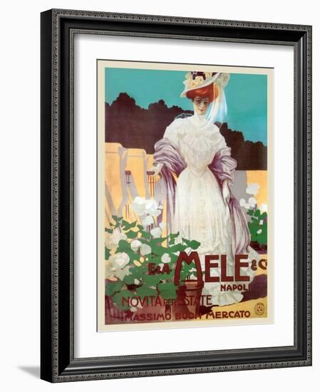 People of Status Shop at Mele-Leopoldo Metlicovitz-Framed Art Print