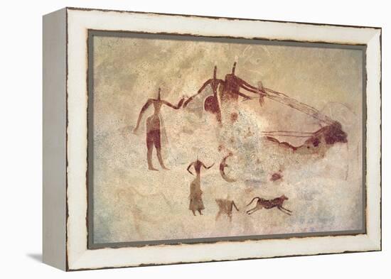 People on Chariots, 6,000Bc-500Ad-null-Framed Premier Image Canvas