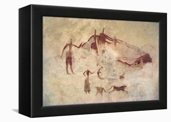 People on Chariots, 6,000Bc-500Ad-null-Framed Premier Image Canvas