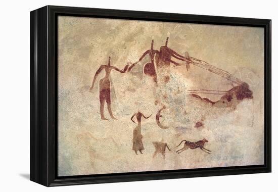 People on Chariots, 6,000Bc-500Ad-null-Framed Premier Image Canvas