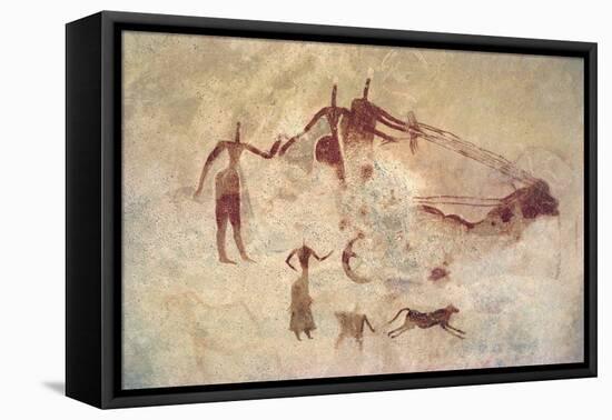 People on Chariots, 6,000Bc-500Ad-null-Framed Premier Image Canvas